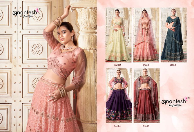 Occations Vol 9 By Anantesh Bridemaid Wear Lehenga Choli Online Wholesale